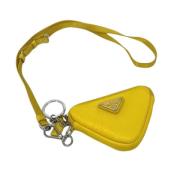 Prada Vintage Pre-owned Nylon prada-vskor Yellow, Dam