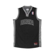 Propaganda Svart Mesh Basketboll Tank Top Black, Herr