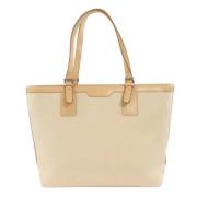 Burberry Vintage Pre-owned Canvas totevskor Beige, Dam