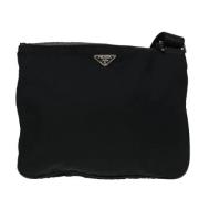 Prada Vintage Pre-owned Tyg prada-vskor Black, Dam