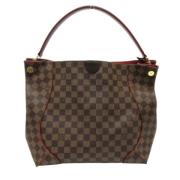 Louis Vuitton Vintage Pre-owned Tyg louis-vuitton-vskor Brown, Dam