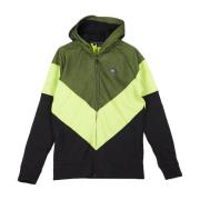 Dolly Noire Flight Zip Hoodie Svart/Grön Multicolor, Herr