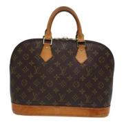 Louis Vuitton Vintage Pre-owned Canvas handvskor Brown, Dam