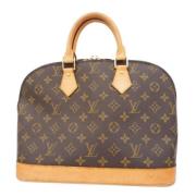 Louis Vuitton Vintage Pre-owned Canvas handvskor Brown, Dam