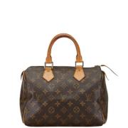 Louis Vuitton Vintage Pre-owned Canvas handvskor Brown, Dam