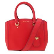 Michael Kors Pre-owned Pre-owned Laeder handvskor Red, Dam