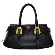 Prada Vintage Pre-owned Laeder prada-vskor Black, Dam