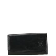 Louis Vuitton Vintage Pre-owned Laeder nyckelhllare Black, Dam