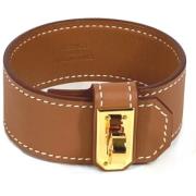 Hermès Vintage Pre-owned Laeder armband Brown, Dam