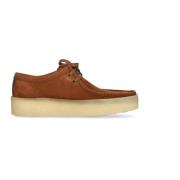 Clarks Tan Nubuck Livsstil Sko Brown, Herr