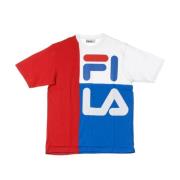 Fila Färgblockerad amerikansk passform T-shirt Multicolor, Herr