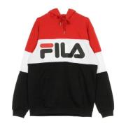 Fila Lättvikts huvtröja Natt Blockerad Röd/Svart/Vit Multicolor, Herr