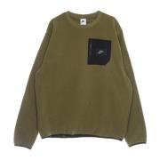 Nike Polar Fleece Crew Sweatshirt Green, Herr