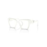 Prada Stiliga högkvalitativa acetatsolglasögon White, Unisex