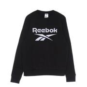 Reebok Svart Fleece Crew Neck Sweatshirt Black, Herr