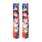 HUF Digital Plantlife Strumpa, All Over Broderi Multicolor, Unisex