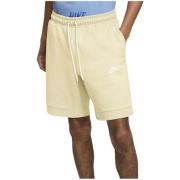 Nike Herr Fleece Shorts, Sportig Bomull Beige, Herr