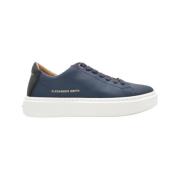 Alexander Smith London Blue Sneakers, Höj Din Stil Blue, Herr