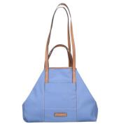 Gianni Chiarini Superlätt tygväska Blue, Dam