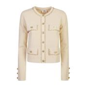 Elisabetta Franchi Beige Tröjor för Kvinnor Beige, Dam