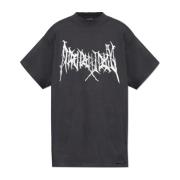 Balenciaga T-shirt med logotyp Black, Herr