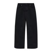 Balenciaga Jeans med vida ben Black, Herr