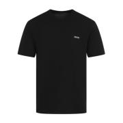 Ermenegildo Zegna Svart Bomull T-shirt för Män Black, Herr