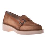 Baldinini Loafers i läder och mocka Brown, Dam