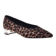 Baldinini Court shoes in leopard-print pony skin Multicolor, Dam