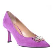 Baldinini Court shoes in purple suede Purple, Dam