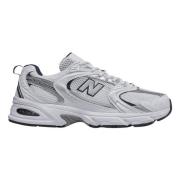 New Balance Vit Silver Marinblå Retrostil Löparsko Gray, Dam