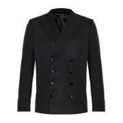 Dolce & Gabbana Ull blazer Black, Herr