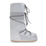 Moon Boot Snö stövlar Ikon Glitter Gray, Dam