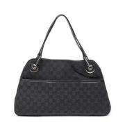 Gucci Vintage Pre-owned Canvas axelremsvskor Black, Dam