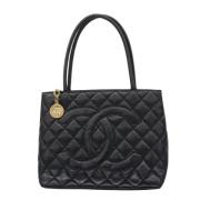 Chanel Vintage Pre-owned Laeder handvskor Black, Dam