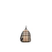 Burberry Vintage Check Ryggsäck Charm Dragkedja Krok Multicolor, Herr