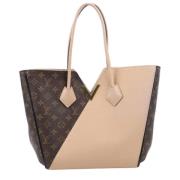 Louis Vuitton Vintage Pre-owned Laeder handvskor Beige, Dam