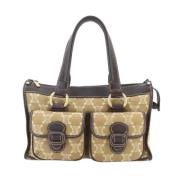 Celine Vintage Pre-owned Canvas celine-vskor Beige, Dam