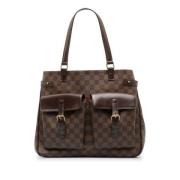 Louis Vuitton Vintage Pre-owned Canvas axelremsvskor Brown, Dam