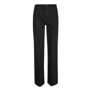 Mother Twister Sneak Jeans Black, Dam