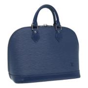 Louis Vuitton Vintage Pre-owned Laeder handvskor Blue, Dam