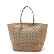 Gucci Vintage Pre-owned Canvas gucci-vskor Beige, Dam