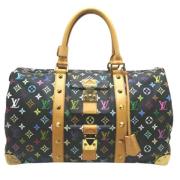 Louis Vuitton Vintage Pre-owned Canvas handvskor Black, Dam