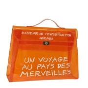 Hermès Vintage Pre-owned Canvas handvskor Orange, Dam