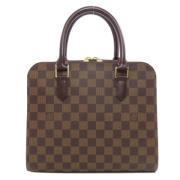 Louis Vuitton Vintage Pre-owned Canvas handvskor Brown, Dam