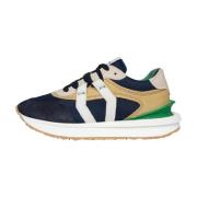 Mikakus Barcelona Navy Blue Waterfall Sneakers Multicolor, Herr