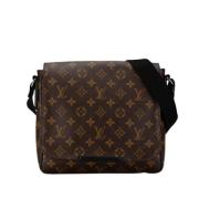 Louis Vuitton Vintage Pre-owned Canvas axelremsvskor Brown, Dam