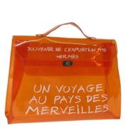 Hermès Vintage Pre-owned Canvas handvskor Orange, Dam