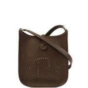 Hermès Vintage Pre-owned Canvas axelremsvskor Brown, Dam