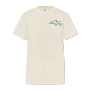 Sporty & Rich T-shirt från Wall Street-kollektionen Beige, Unisex